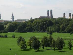 Englischer Garten, Ausblick vom Monopteros-Tempel