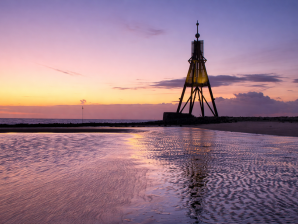 Die Kugelbake, das Wahrzeichen von Cuxhaven