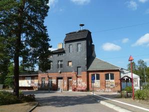 Bahnhof, das älteste Gebäude in Borkheide