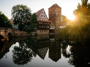 Das Weinstadel in Nürnberg an der Pegnitz