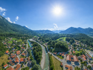 Marquartstein im Achental, südlich vom Chiemsee