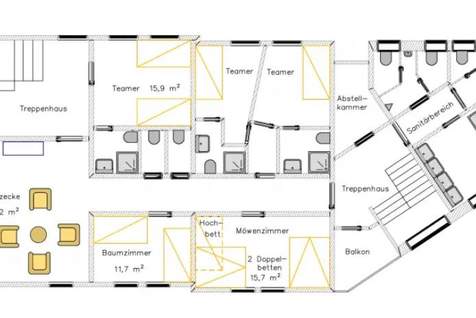 Grundriss Obergeschoss