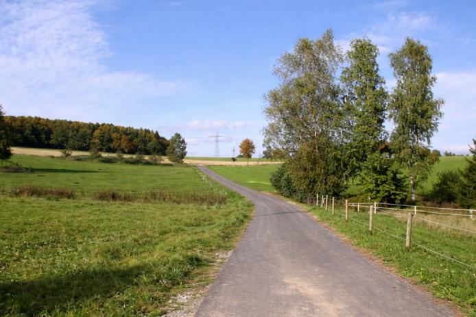 Fussweg zum Hallenbad + Wildpark