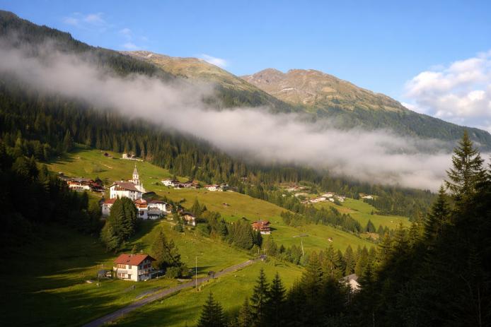 Aussicht vom Haus Tyrol nach Zaunhof