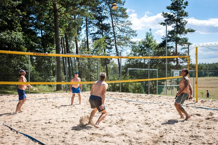 Beachvolleyball im ZirkelsteinResort