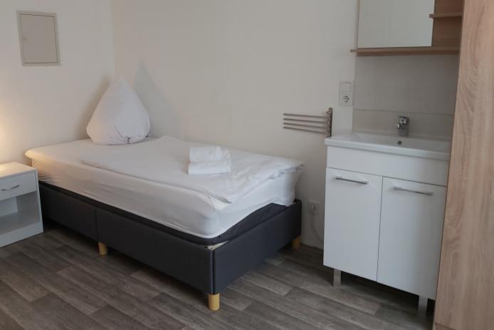 Ferienhaus L, Schlafzimmer 1