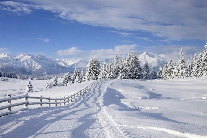 Langlaufloipe an der Rodenecker Alm