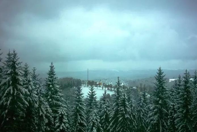 Winterpanorama vom Haus