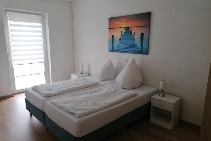 Zimmer 1, 2 Boxspringbetten