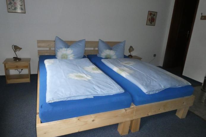 Hier kann man gut schlafen...alle Doppelzimmer mit Dusche und WC