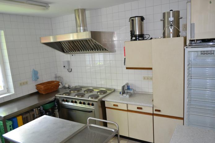 Küche großer Gruppenraum