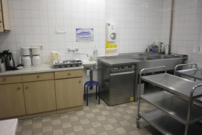 Küche großer Gruppenraum