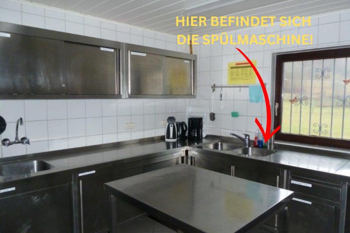 Küche mit Spülmaschine