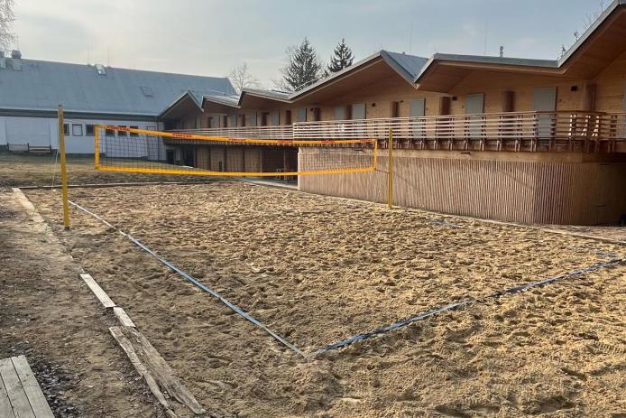 Beach-Volleyballplatz