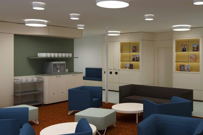 Begegnunsbereich mit Kaffeebar ab September 2025