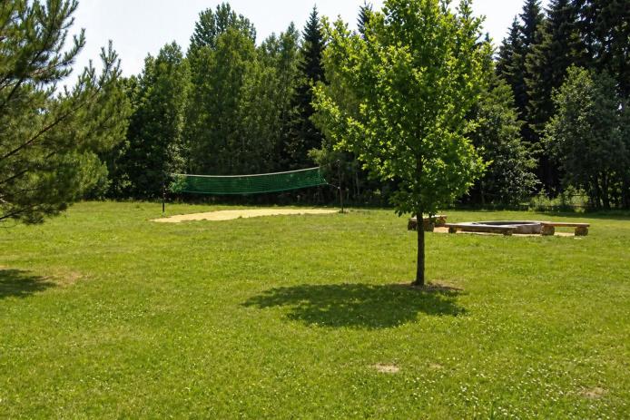 viel Platz zum Spielen und "Chillen"