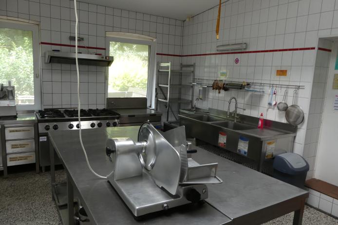 Großgruppenküche, Erdgeschoss