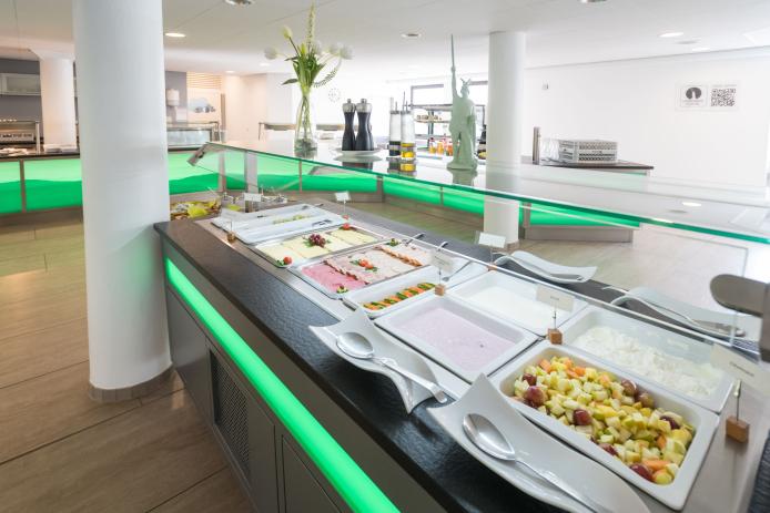 Unser Buffet-Restaurant versorgt dich rundum mit frischen und ausgewogenen Mahlzeiten