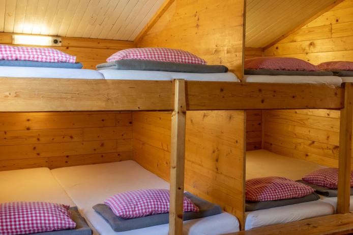Hüttenlager - ideal für Schul- und Sportcamps