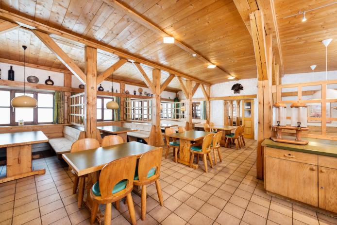 Team-Hostel Hochkeilhaus, Speisesaal