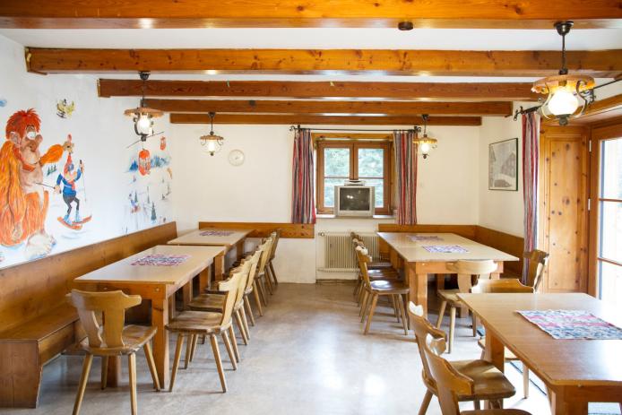 Selbstversorger Hütte Berghof am Hochkönig - Speiseraum