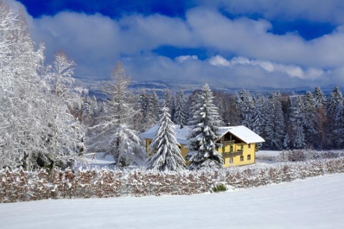 Ferienhaus Landhaus St.Oswald im Winter