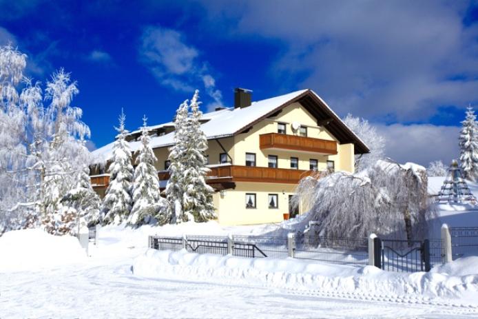 Landhaus Frauenberg in herrlicher Winterlandschaft