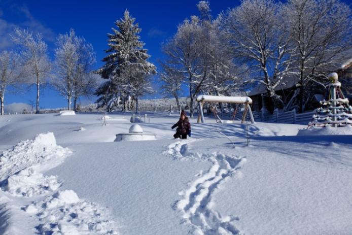 Winterlandschaft herrlich für Kinder