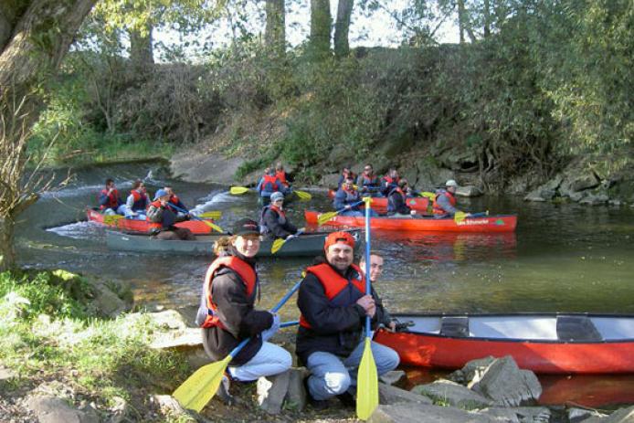 Kanutour auf der Diemel
