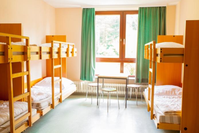 Ein exemplarisches 6-Bett Zimmer