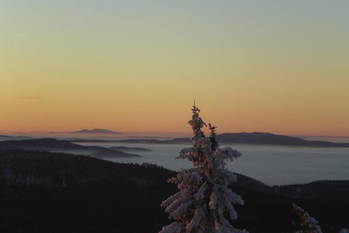 Blick aus dem Fenster unserer Jugendherberge