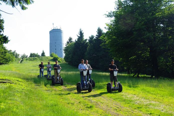 Rennsteigtrekkingtour per Segway