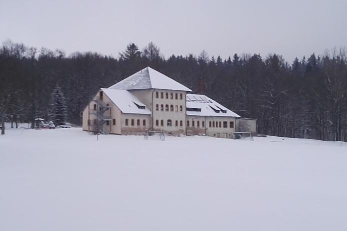 Forsthaus Sayda im Winter