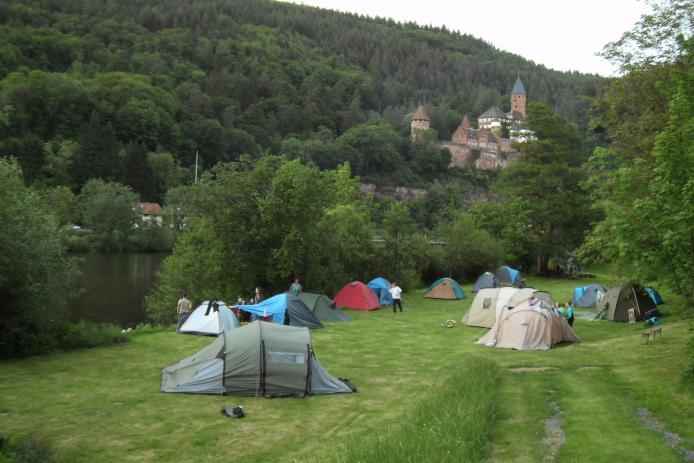Unser Zeltplatz bietet Platz für 150 Personen