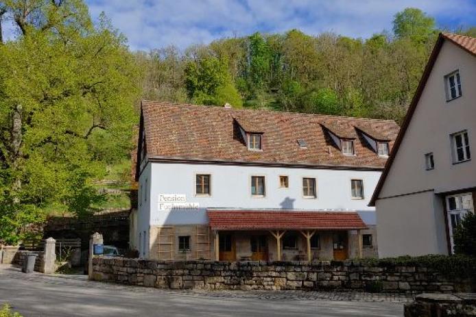 Pension Fuchsmühle mit Hof