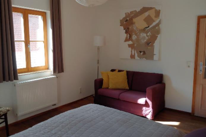 Doppelzimmer der Pension Fuchsmühle