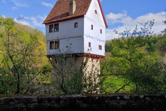 Das Topplerschlösschen gegenüber der Fuchsmühle