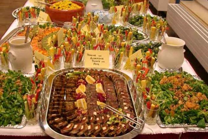 Lecker essen kann man auch bei uns.