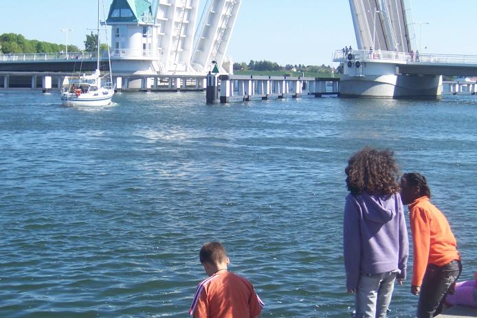 Hebebrücke in Kappeln 12 km