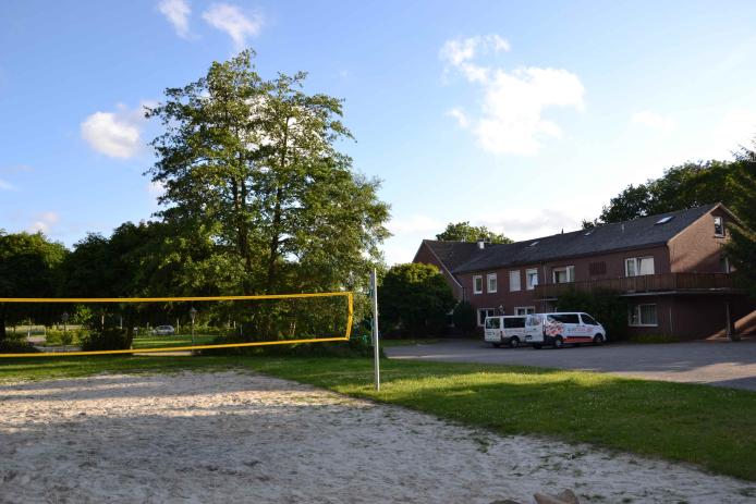 Unser Beachvolleyballfeld