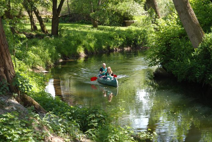 Paddeln auf der Bega