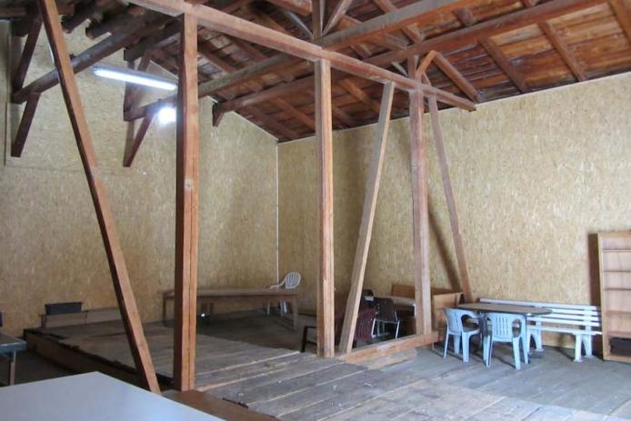 Schlechtwetter? Bei uns kein Problem, dank der grossen Spiel-Werkscheune