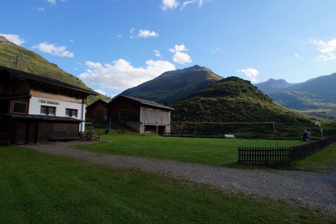 700m² große Spielwiese....