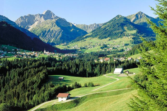 Das Kleinwalsertal im Sommer