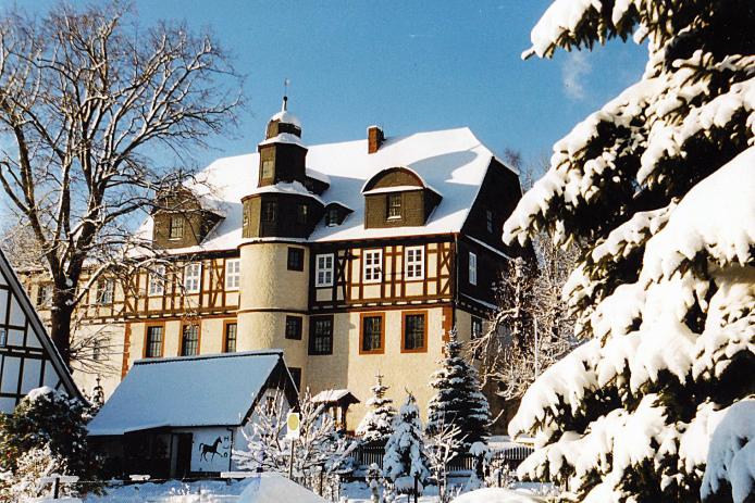 Unser Haus im Winter