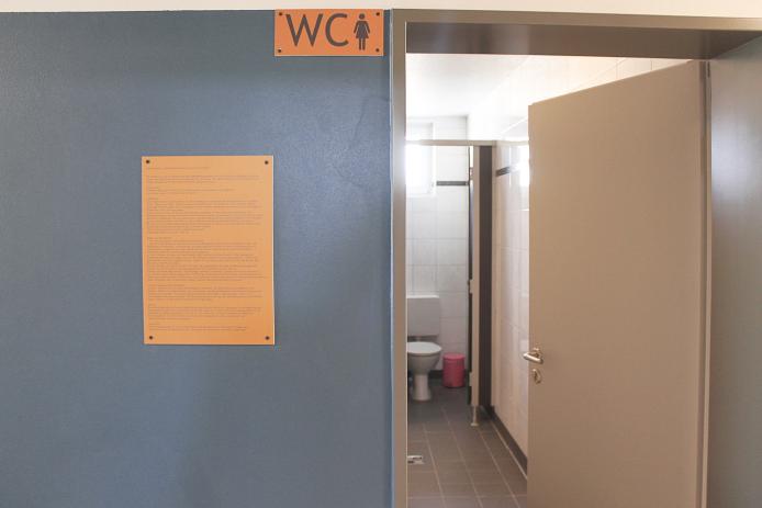 Dusche/WC auf der Etage