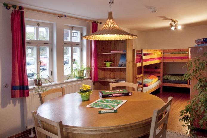 Eines der drei Mehrbettzimmer