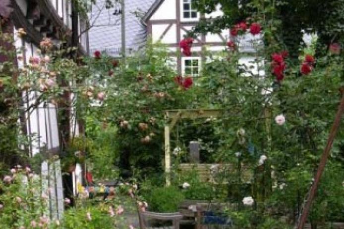 Der Garten vor dem Ferienhaus