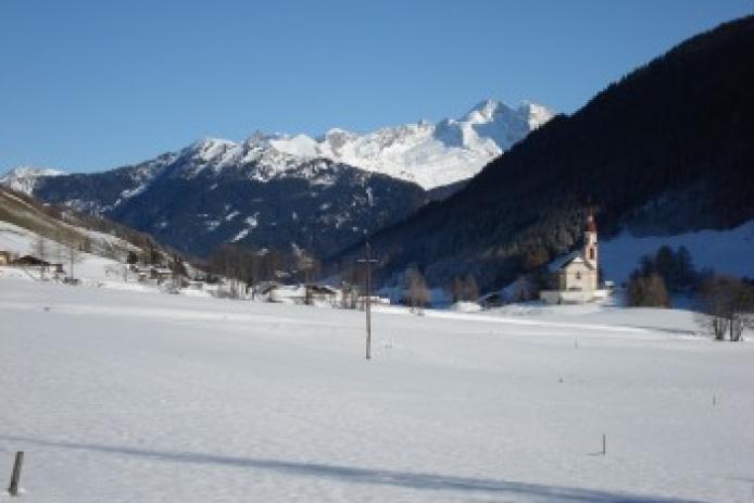 Blick vom Haus auf den Obernberg