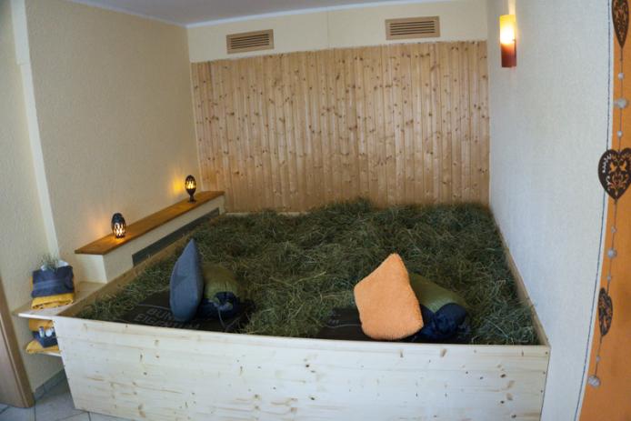 Unser Heuhotel, mit Bio-Heu